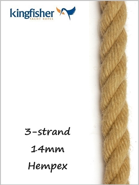 14mm - 3 strand Hempex (imitation hemp)
